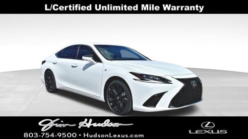 2024 Lexus ES 300h F SPORT Handling Navigation L/Certified Unlimited Mile Warranty