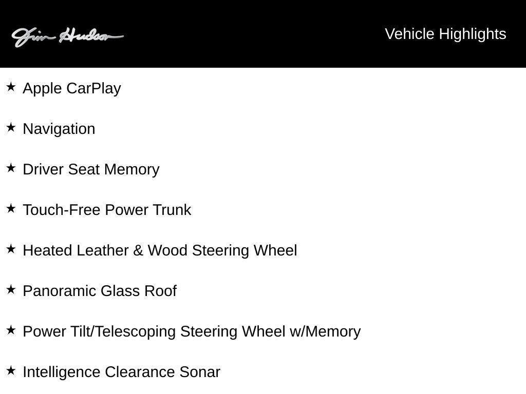 2019 Lexus ES 350 Navigation Pano Roof Noise Reduction Wheels