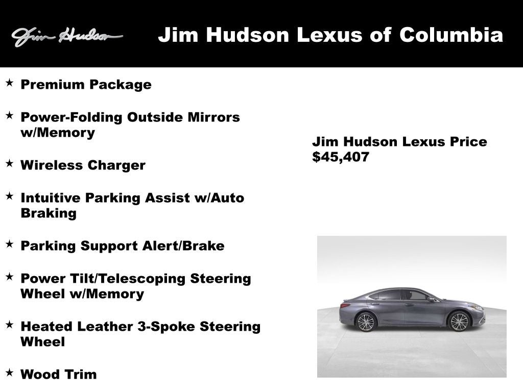 2023 Lexus ES 300h L/Certified Unlimited Mile Warranty