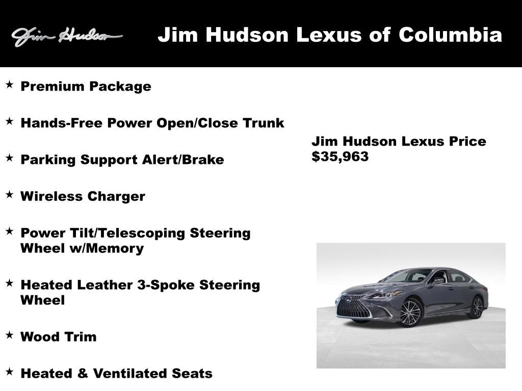 2022 Lexus ES 350 L/Certified Unlimited Mile Warranty