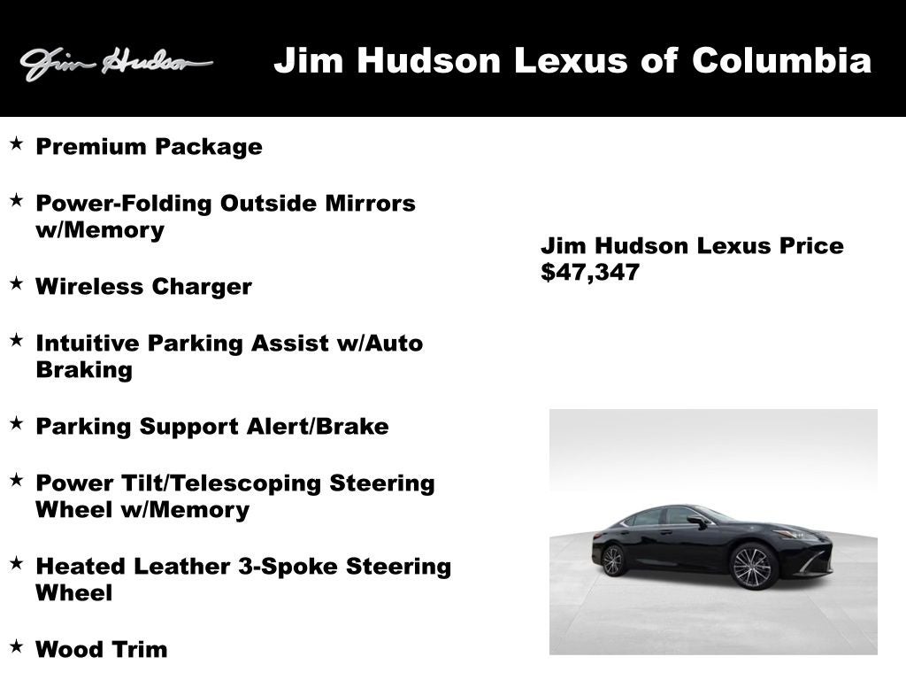 2024 Lexus ES 350 L/Certified Unlimited Mile Warranty
