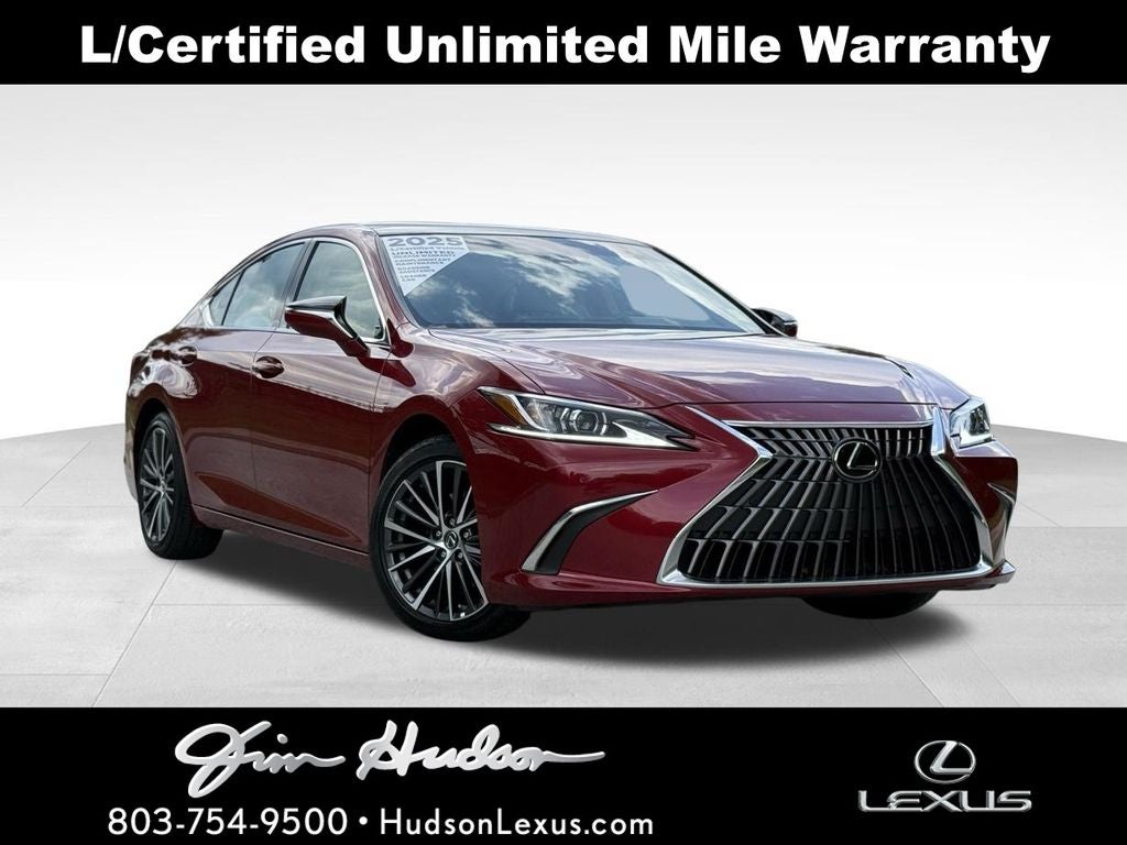 2025 Lexus ES 350 Navigation L/Certified Unlimited Mile Warranty