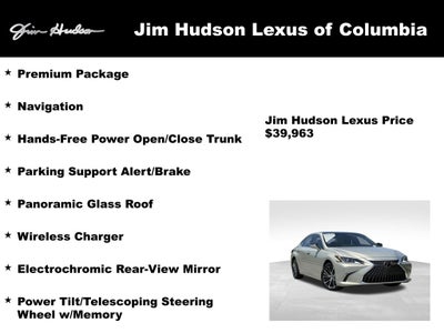 2022 Lexus ES 350 Navigation L/Certified Unlimited Mile Warranty
