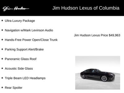 2022 Lexus ES 350 Ultra Luxury Navigation Mark Levinson L/Certified Unlimited Mil