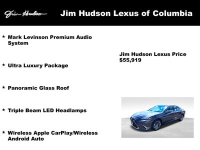 2025 Lexus ES 350 Ultra Luxury Navigation Mark Levinson L/Certified Unlimited Mil