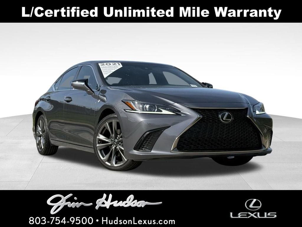 2021 Lexus ES 350 F Sport L/Certified Unlimited Mile Warranty