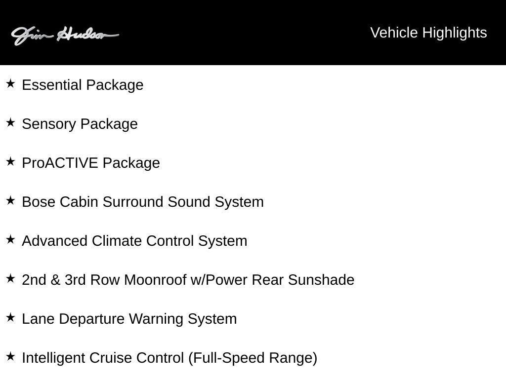 2019 INFINITI QX60 LUXE Sensory Proactive Essential Packages