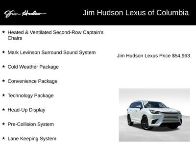 2024 Lexus TX 350 Luxury Convenience Technology Navigation L/Certified Unli
