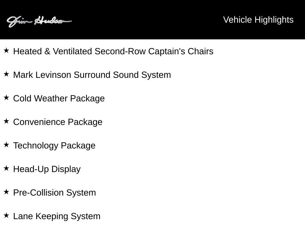 2024 Lexus TX 350 Luxury Convenience Technology Navigation