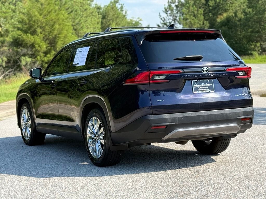 2024 Toyota Grand Highlander Platinum All Wheel Drive