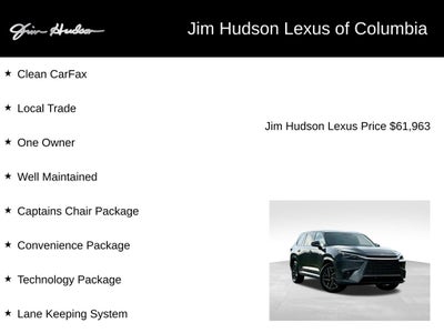 2025 Lexus TX 350 Premium Technology Convenience L/Certified Unlimited Mile
