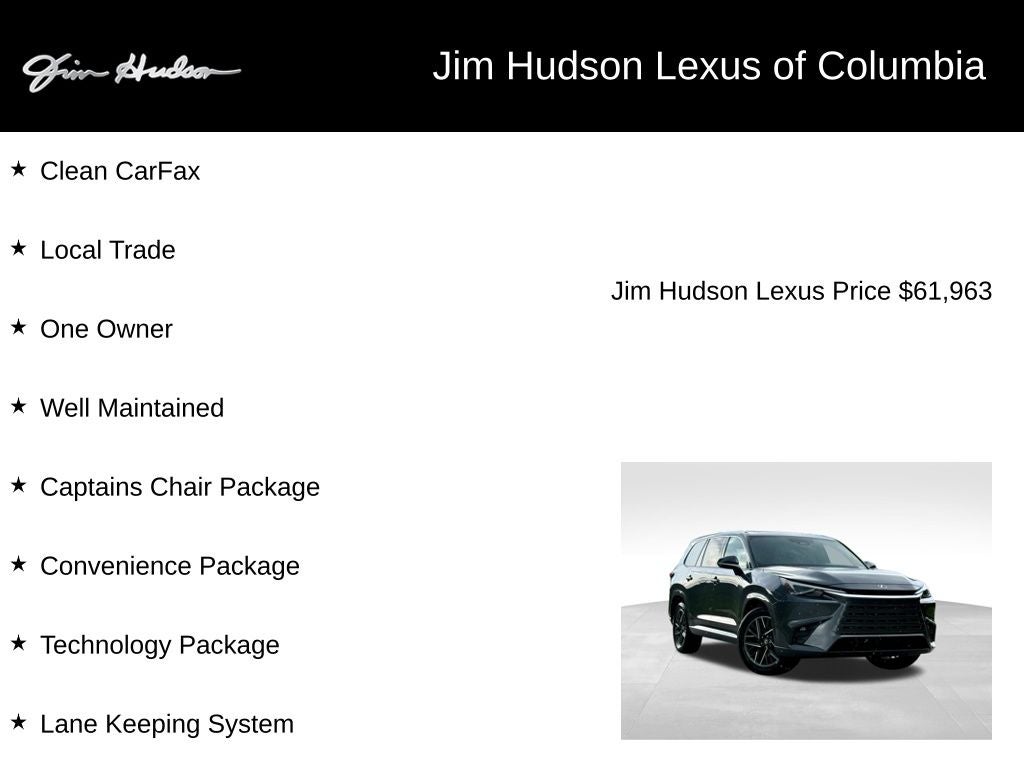 2025 Lexus TX 350 Premium Technology Convenience L/Certified Unlimited Mile