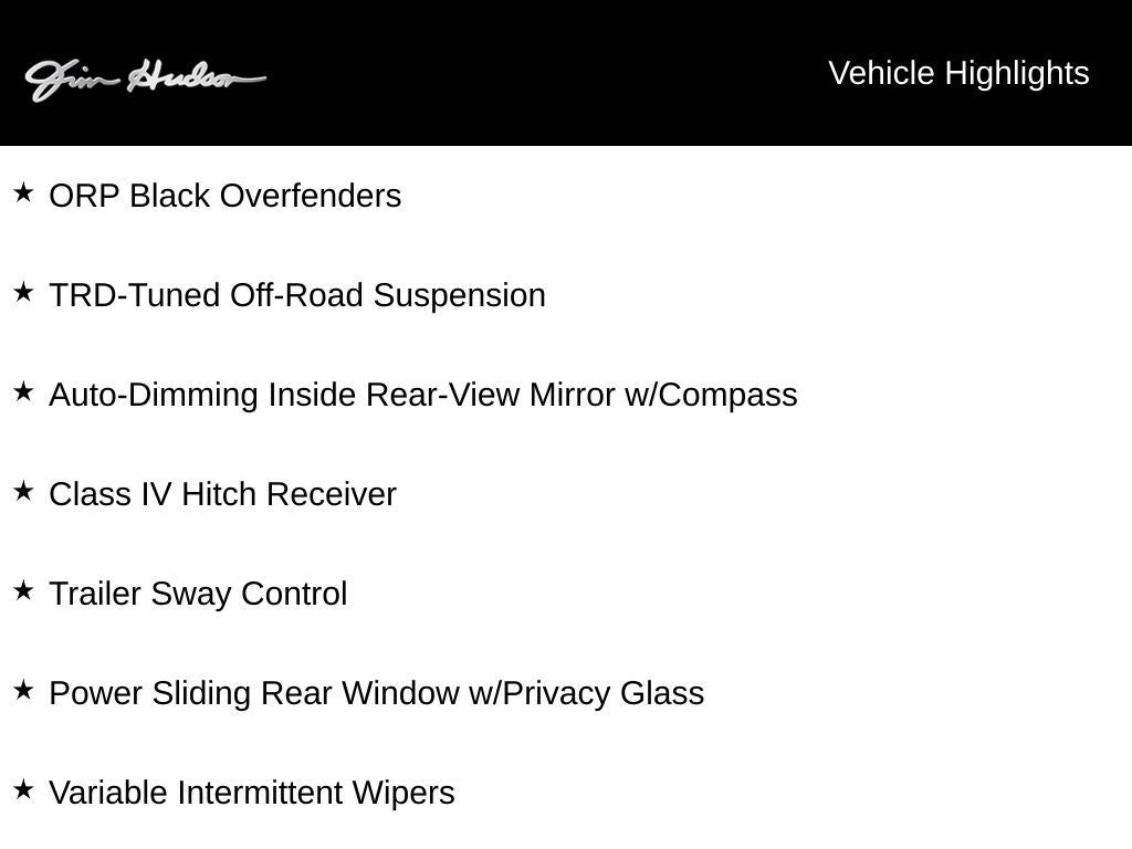 2017 Toyota Tacoma TRD Off-Road V6 Tow Package