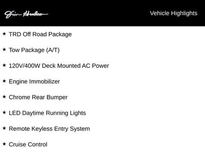 2017 Toyota Tacoma TRD Off-Road V6 Tow Package