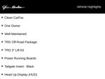 2026 Toyota Tundra Platinum TRD Off-Road Package