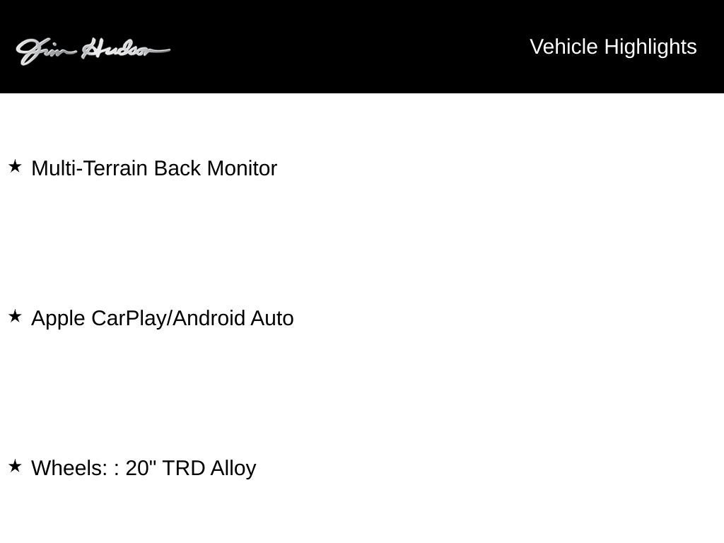 2026 Toyota Tundra Platinum TRD Off-Road Package