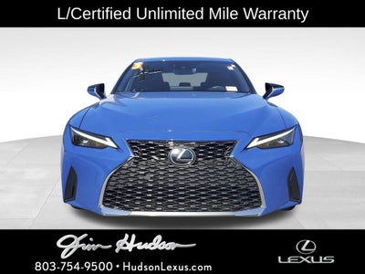 2022 Lexus IS 300 L/Certified Unlimited Mile Warranty