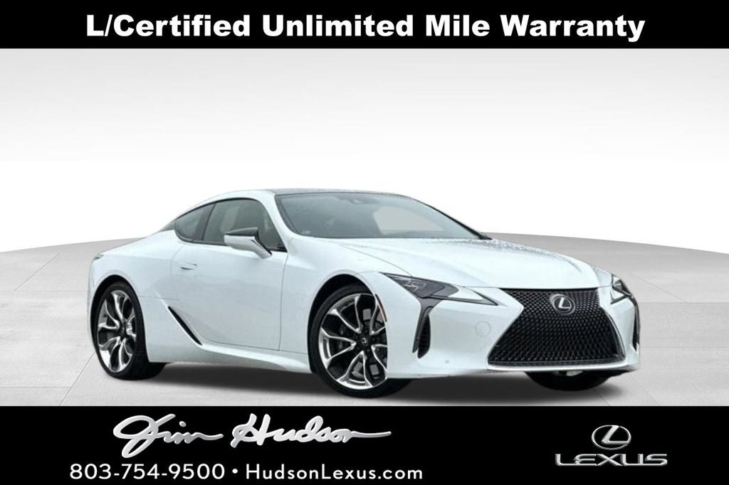 2023 Lexus LC 500 Dynamic Handling L/Certified Unlimited Mile Warran