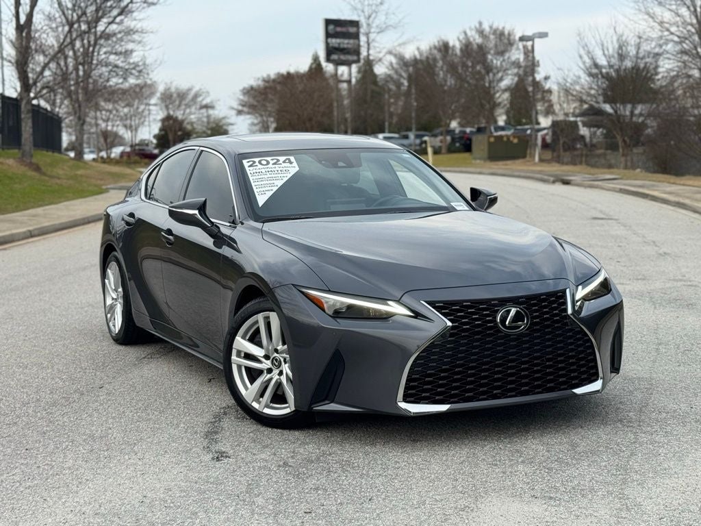 2024 Lexus IS 300 Comfort Package L/Certified Unlimited Mile Warrant