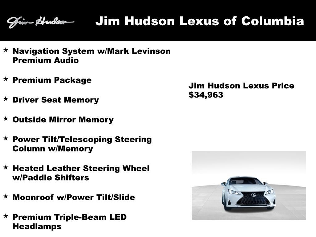 2020 Lexus RC 350