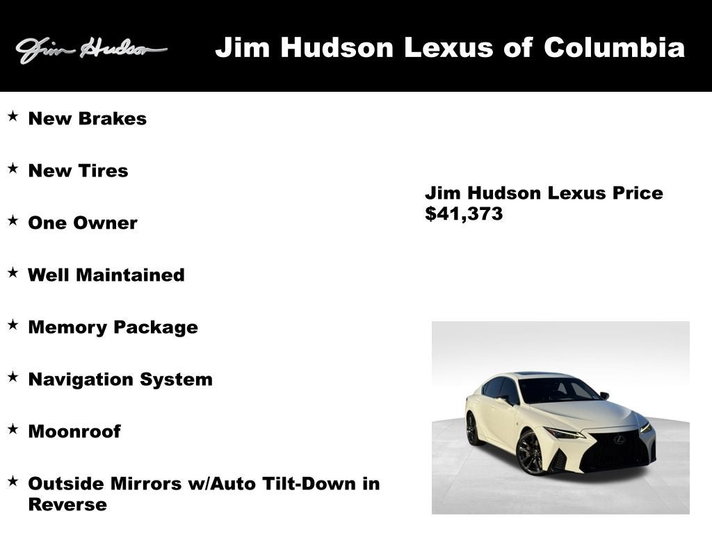 2023 Lexus IS 350 F SPORT