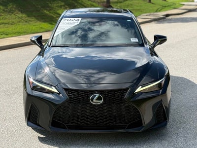 2024 Lexus IS 350 F SPORT Navigation L/Certified Unlimited Mile Warranty