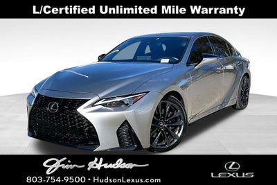 2021 Lexus IS 350 F SPORT L/Certified Unlimited Mile Warranty