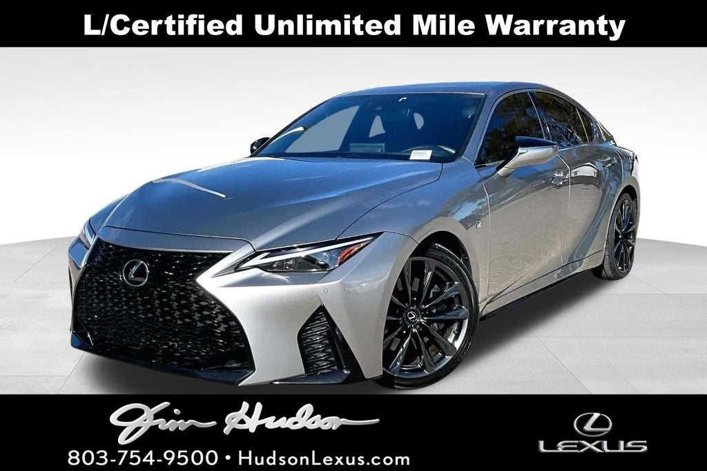 2021 Lexus IS 350 F SPORT L/Certified Unlimited Mile Warranty