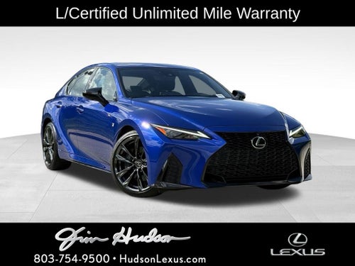 2025 Lexus IS 350 F SPORT Navigation L/Certified Unlimited Mile Warranty