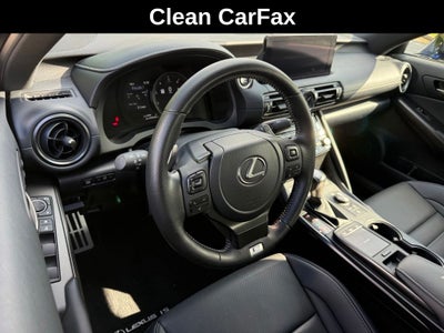 2025 Lexus IS 350 F SPORT Navigation L/Certified Unlimited Mile Warranty