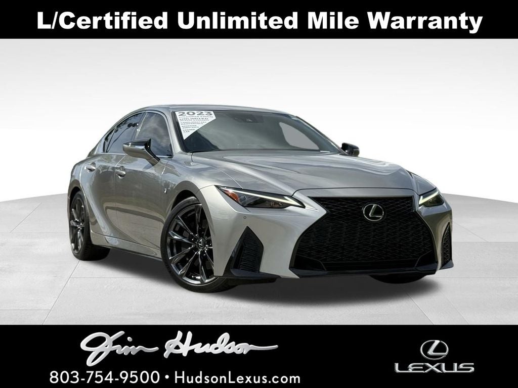2023 Lexus IS 350 F SPORT Navigation Mark Levinson L/Certified Unlimited Mil
