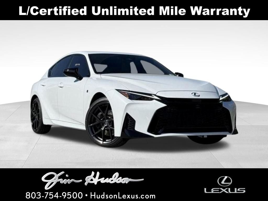 2023 Lexus IS 350 F SPORT Navigation L/ Certified Unlimited Mile Warranty