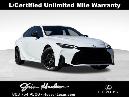 2023 Lexus IS 350 F SPORT Navigation L/ Certified Unlimited Mile Warranty