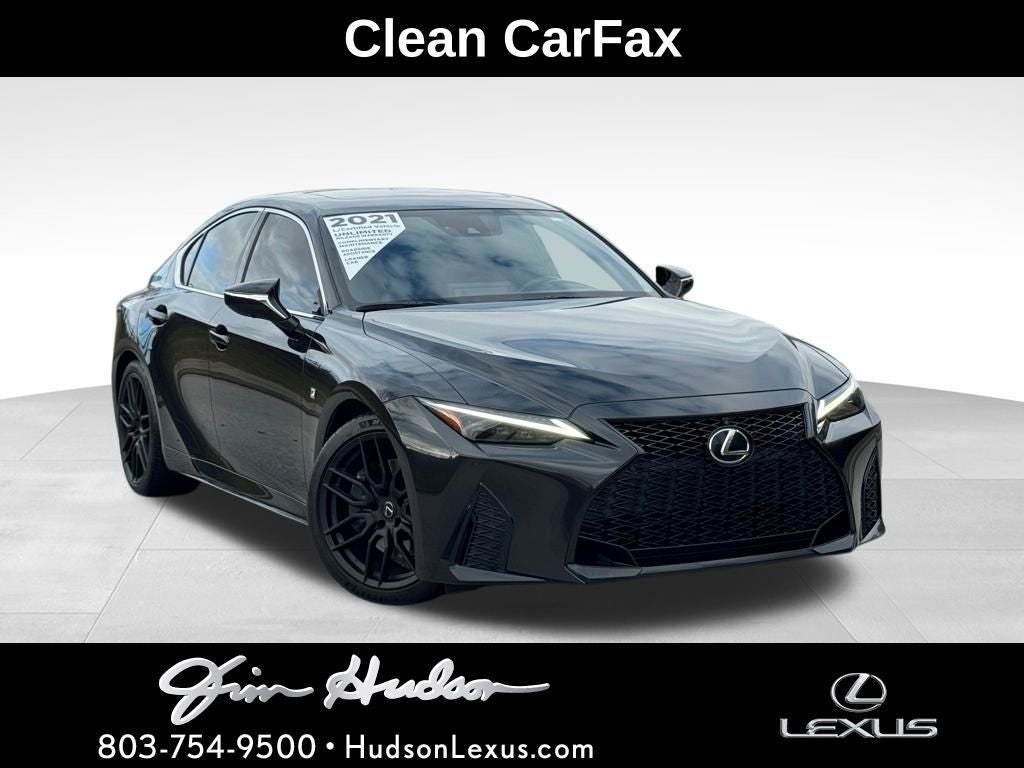 2021 Lexus IS 350 F SPORT Navigation L/Certified Unlimited Mile Warranty