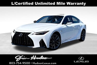 2023 Lexus IS 350 F SPORT Navigation L/Certified Unlimited Mile Warranty
