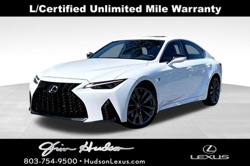 2023 Lexus IS 350 F SPORT Navigation L/Certified Unlimited Mile Warranty
