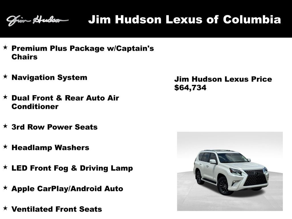 2023 Lexus GX 460 Navigation Mark Levinson L/Certified Unlimited Mil