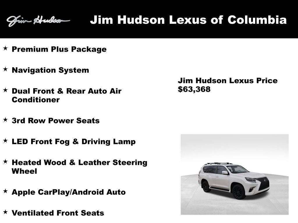 2023 Lexus GX 460 Premium Plus Mark Levinson Power Third Seating