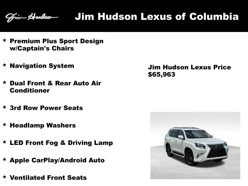 2023 Lexus GX 460 Navigation Mark Levinson L/Certified Unlimited Mil