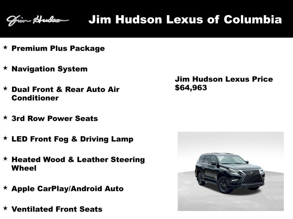 2023 Lexus GX 460 Navigation Mark Levinson L/Certified Unlimited Mil