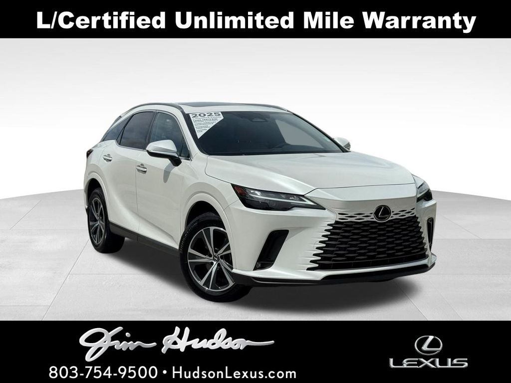 2025 Lexus RX 350 Premium Navigation L/Certified Unlimited Mile Warranty