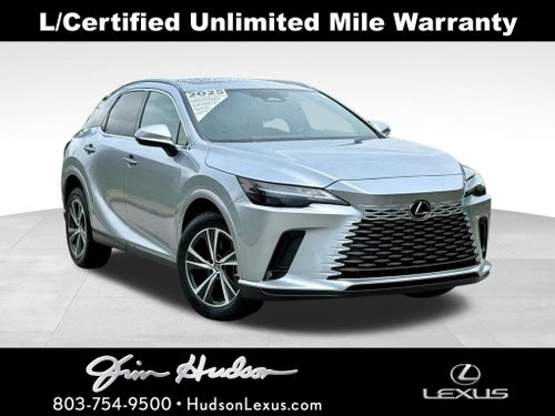 2025 Lexus RX 350 Premium Navigation L/Certified Unlimited Mile Warranty