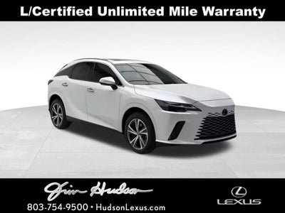 2024 Lexus RX 350 Premium Navigation L/Certified Unlimited Mile Warranty