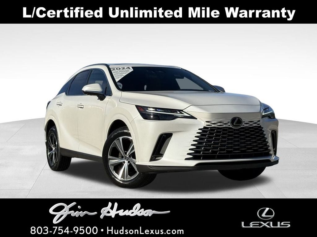 2024 Lexus RX 350 Premium Navigation L/Certified Unlimited Mile Warranty