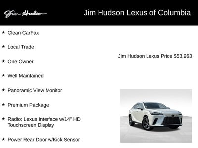 2025 Lexus RX 350 Premium