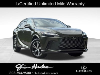 2025 Lexus RX 350 Premium Navigation L/Certified Unlimited Mile Warranty