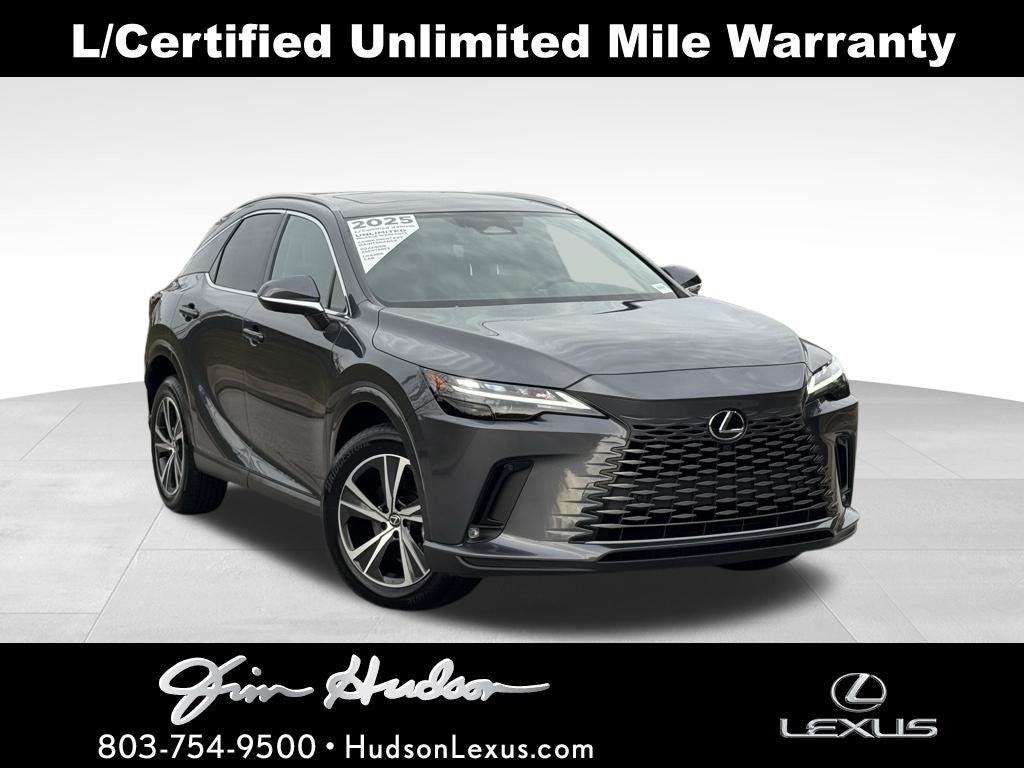2025 Lexus RX 350 Premium Navigation L/Certified Unlimited Mile Warranty
