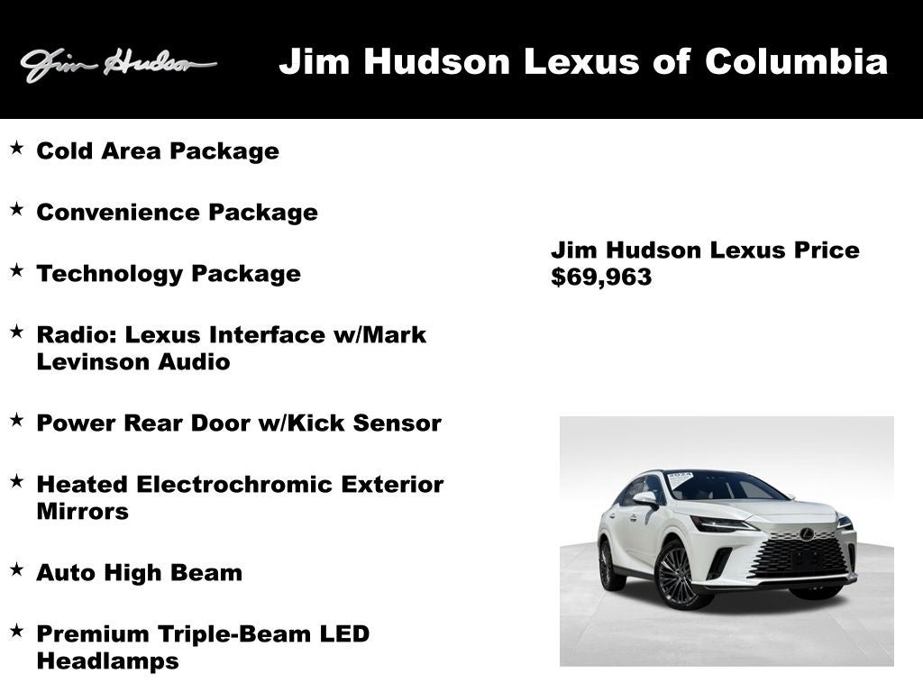 2024 Lexus RX 450h+ Luxury Navigation Mark Levinson L/Certified Unlimited Mil