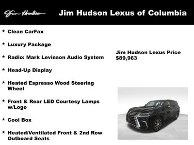 2021 Lexus LX 570 Navigation Mark Levinson L/Certified Unlimited Mil