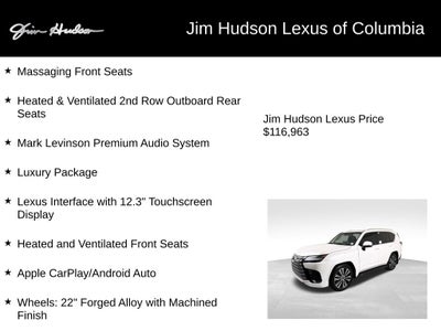 2026 Lexus LX 700h Luxury Navigation Mark Levinson L/Certified Unlimited Mil